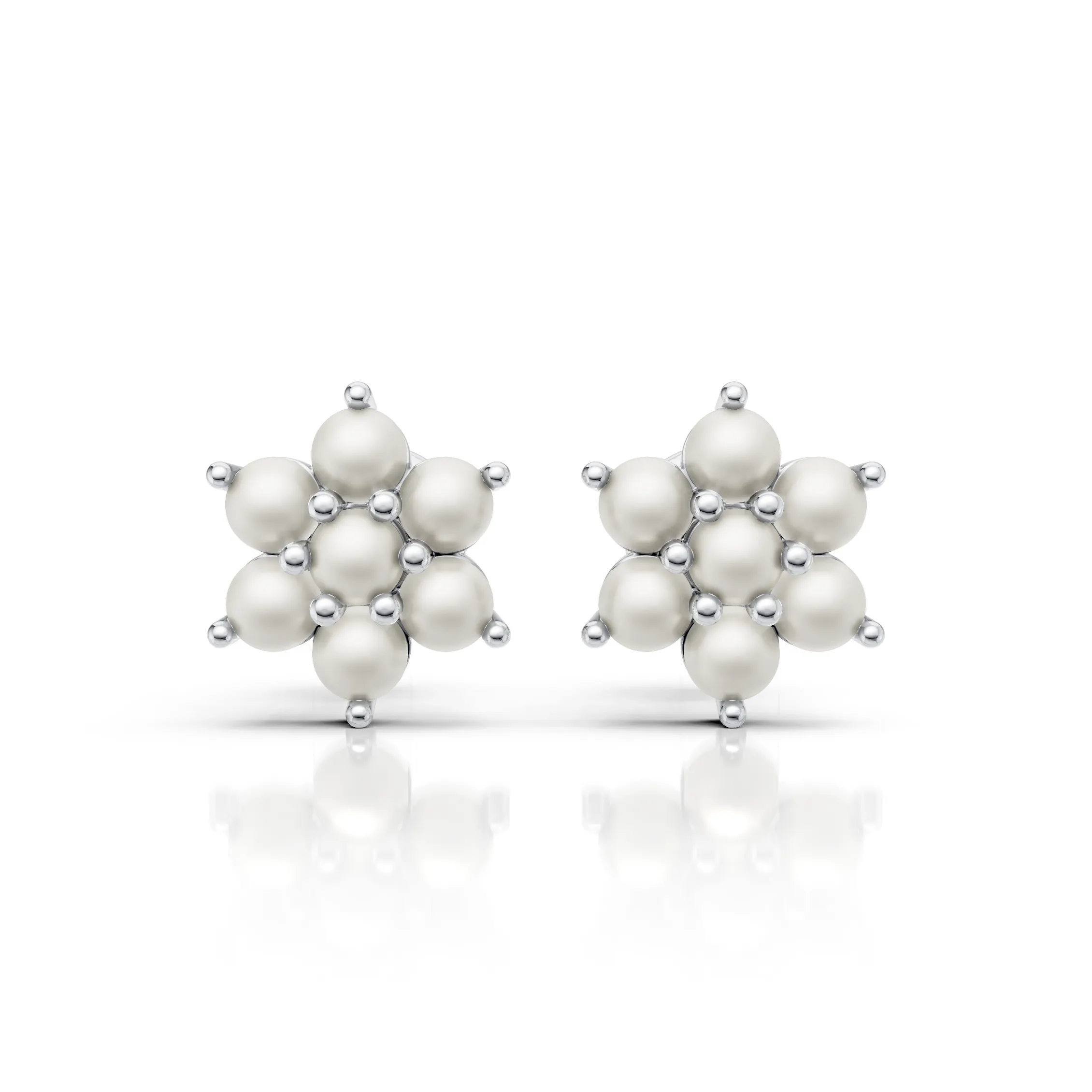 Pearl Floral Cluster Design